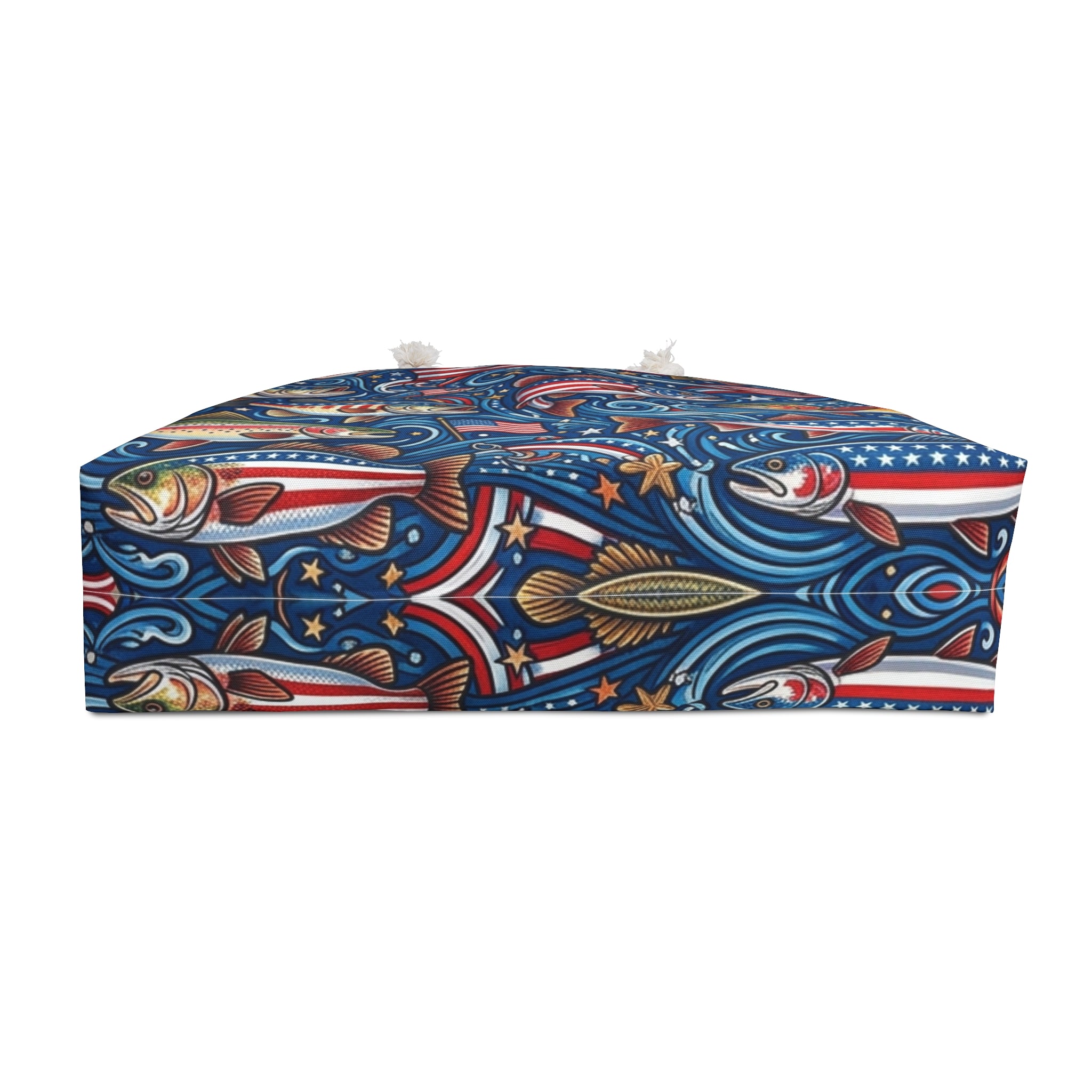 Patriotic Angler Weekender Tote Printify