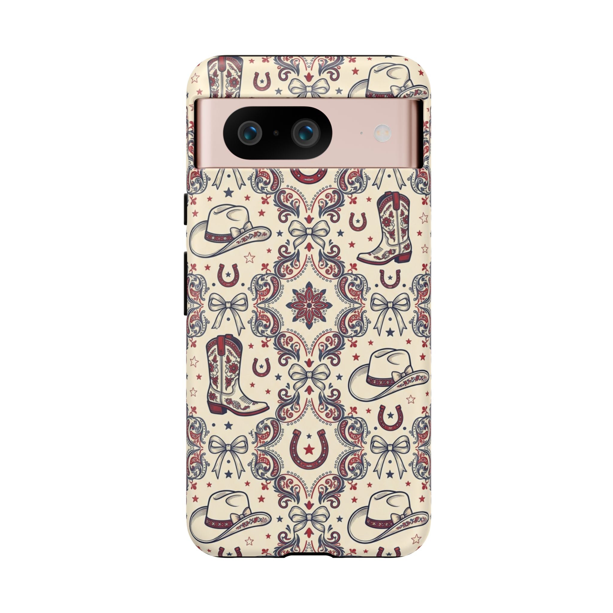 Americana Cowgirl Coquette Phone Case Printify