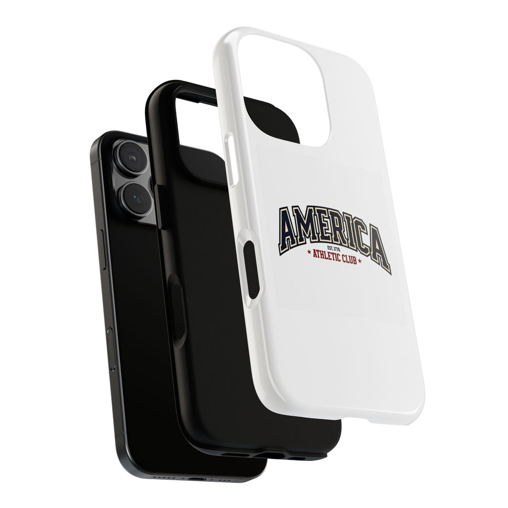 America Athletic Club Phone Case – Vintage Patriotic Americana Case Printify