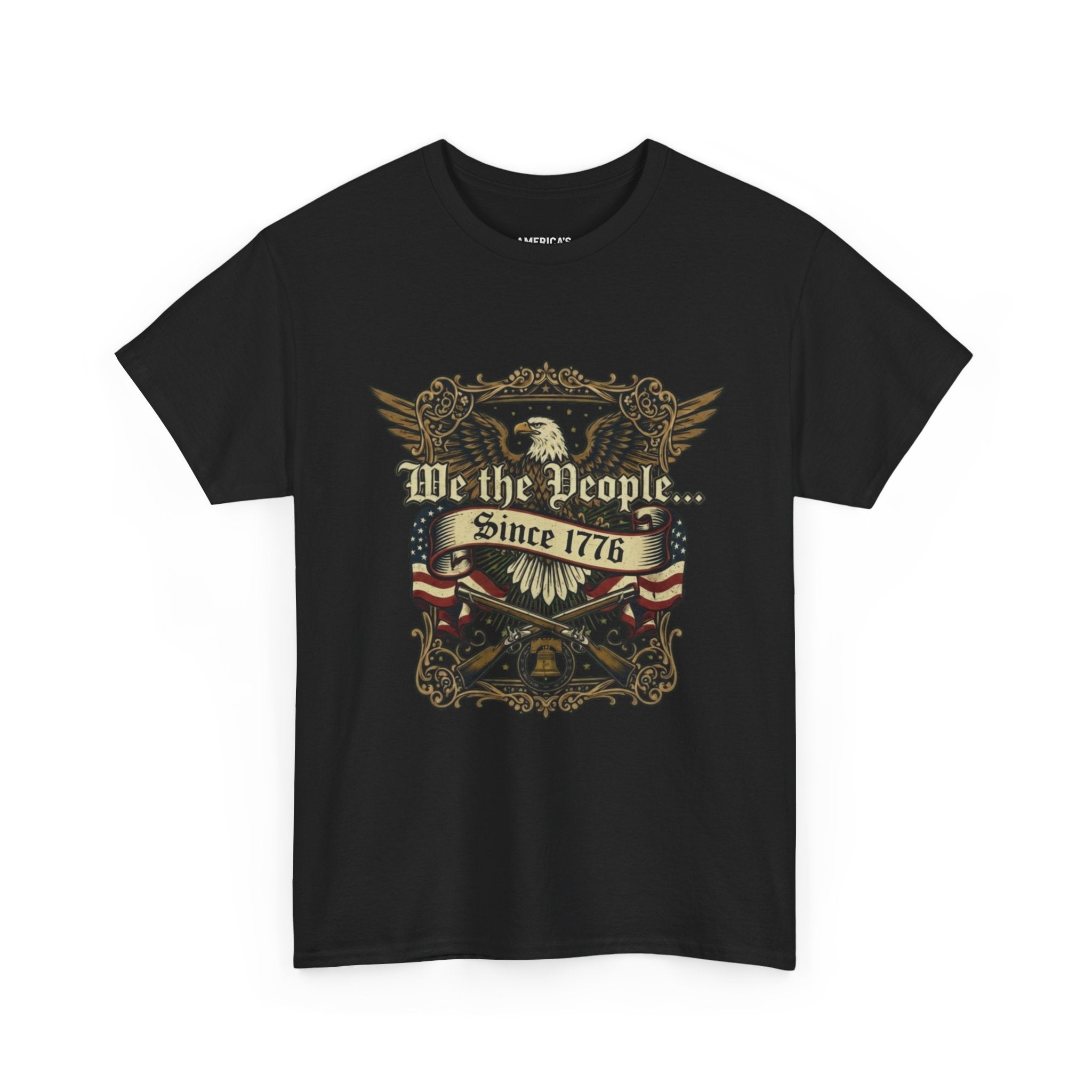 We The People Since 1776 Patriotic T-Shirt – American Freedom Rider Tee Printify