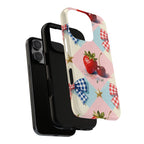 Americana Coquette Cherry Picnic Phone Case Printify