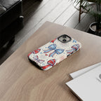 Patriotic Coquette Bows Phone Case – Americana Ribbon & Fireworks Design Printify