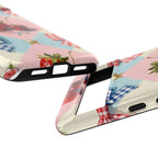 Americana Coquette Cherry Picnic Phone Case Printify