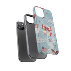 Americana Coquette Cherry Bow Phone Case Printify