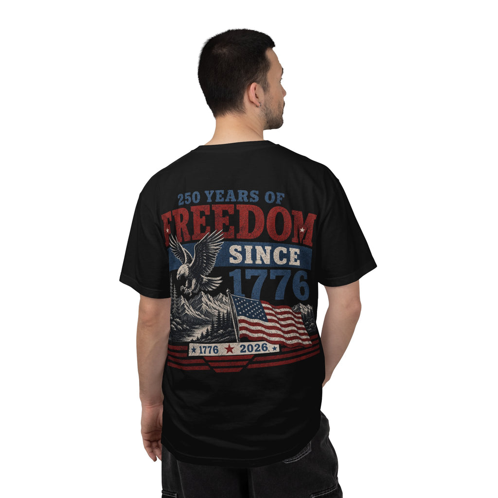 Freedom Since 1776 T-Shirt — 250 Years of American Pride Graphic Tee Printify