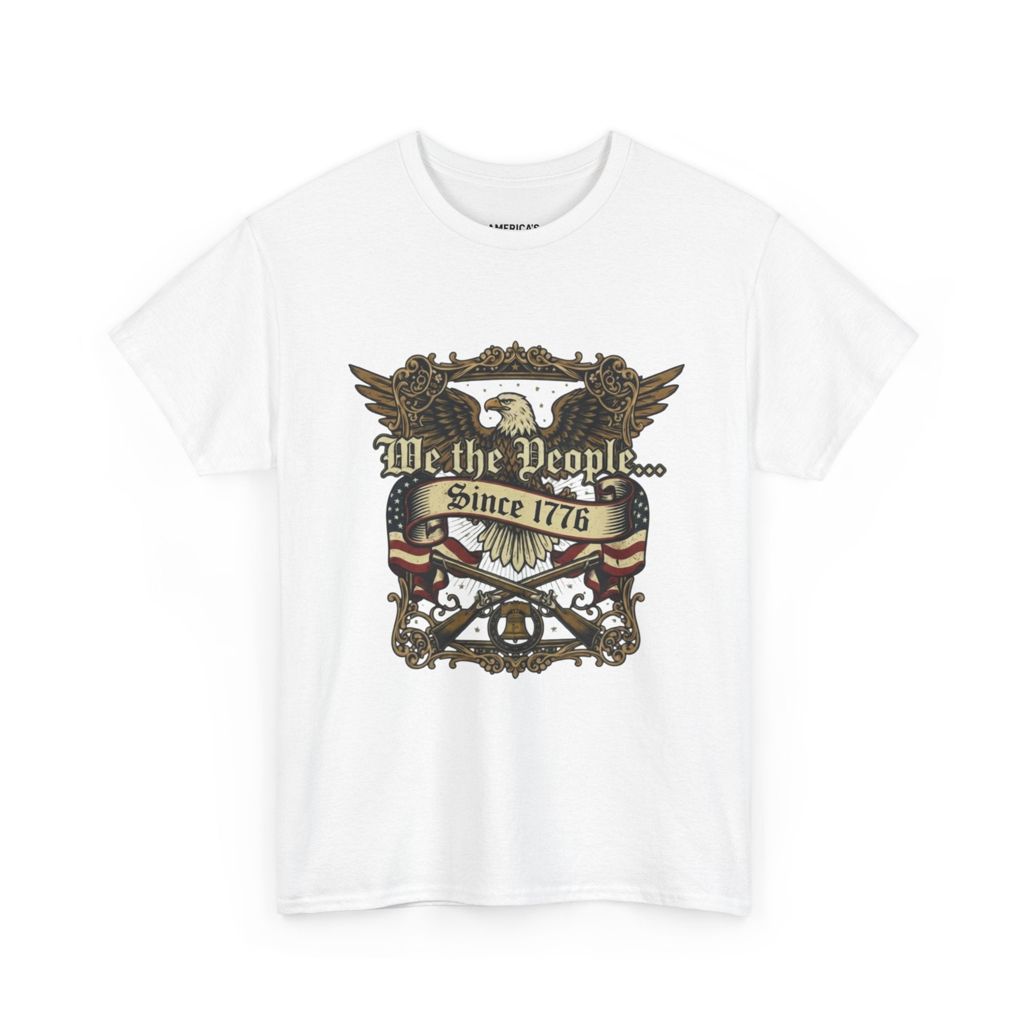 We The People Since 1776 Patriotic T-Shirt – American Freedom Rider Tee Printify