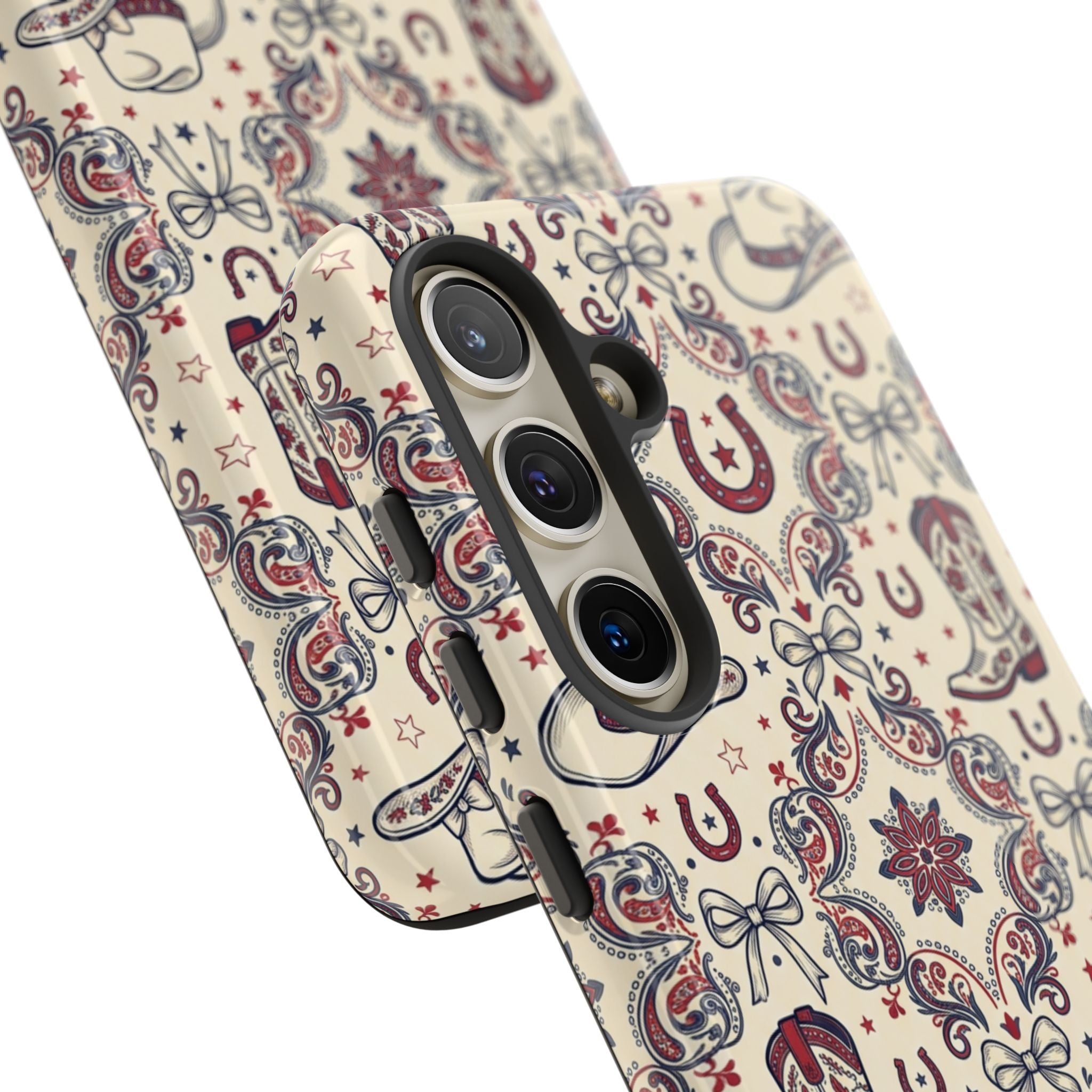Americana Cowgirl Coquette Phone Case Printify