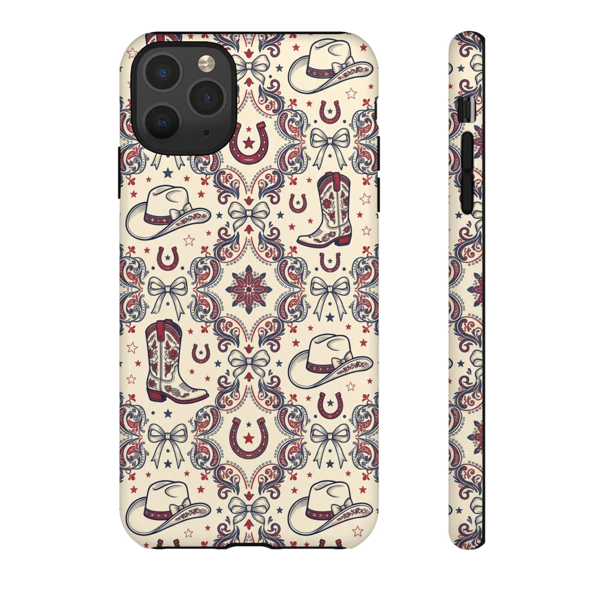 Americana Cowgirl Coquette Phone Case Printify