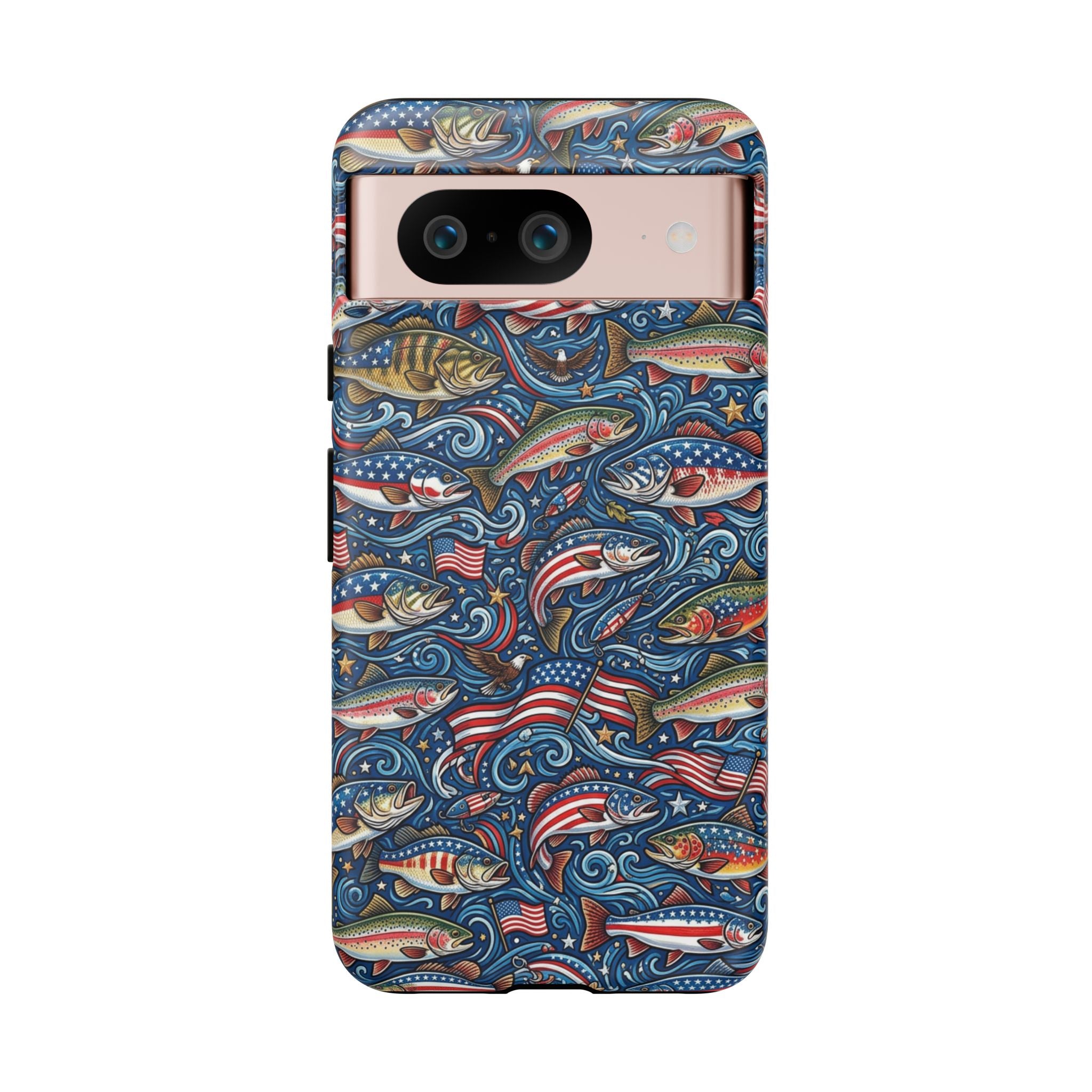 Patriotic Fishing Waters Phone Case Printify