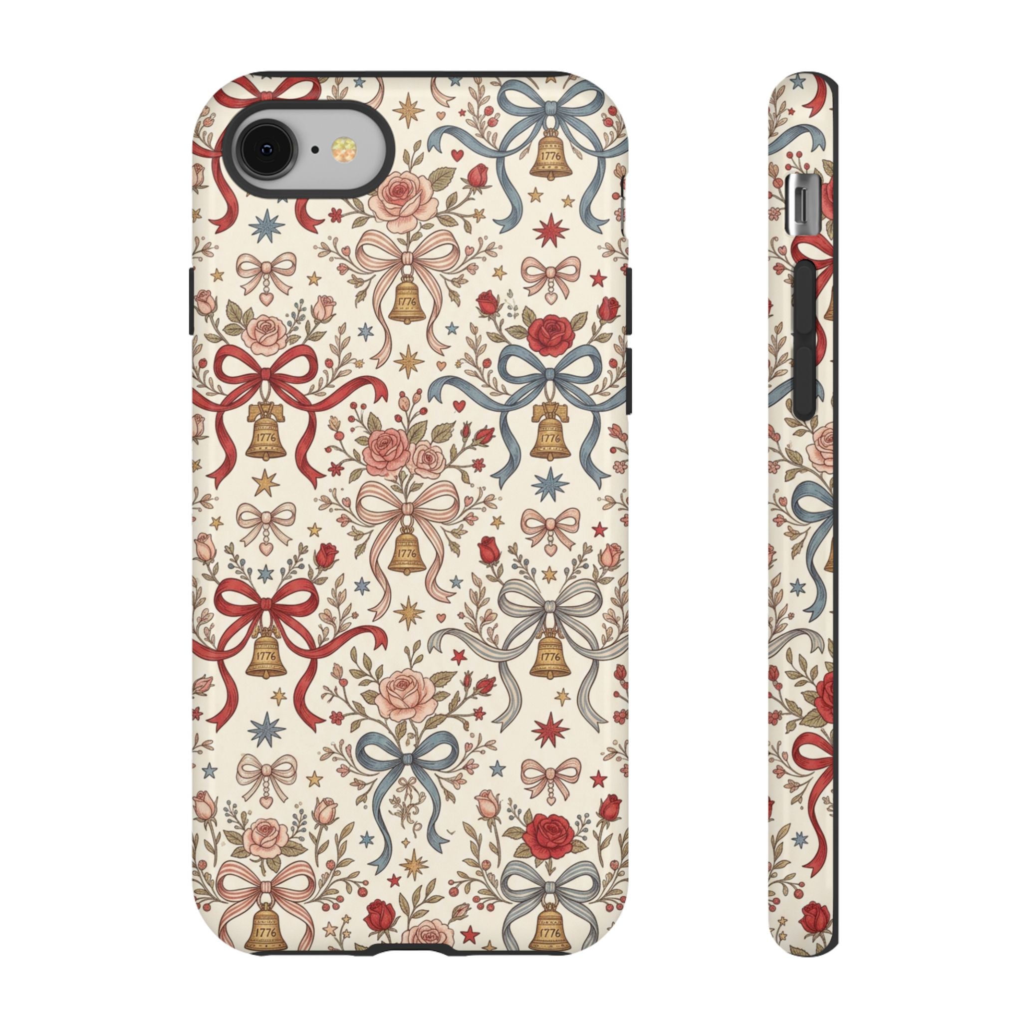 1776 Coquette Liberty Bells Phone Case Printify