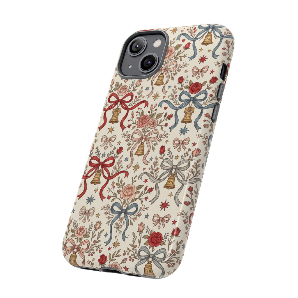 1776 Coquette Liberty Bells Phone Case Printify