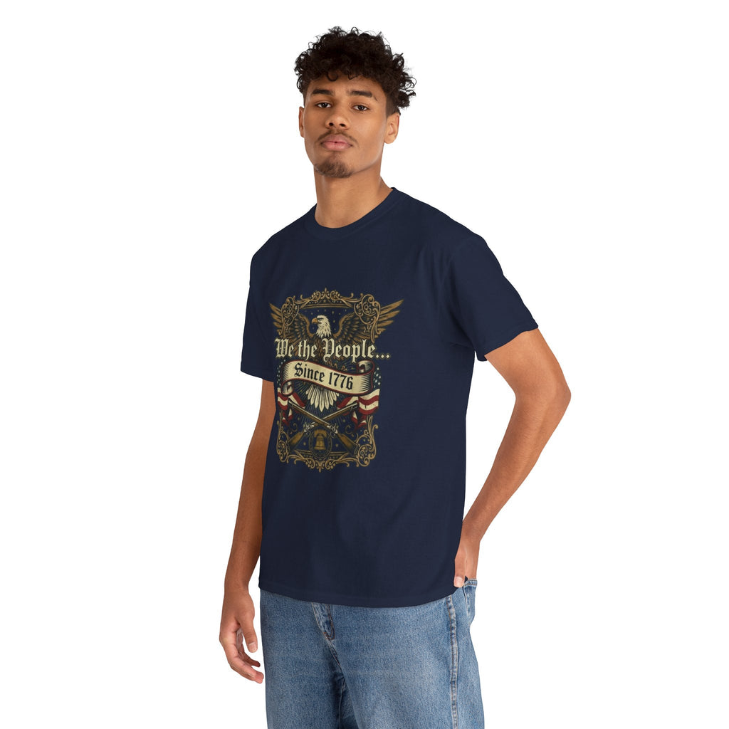 We The People Since 1776 Patriotic T-Shirt – American Freedom Rider Tee Printify