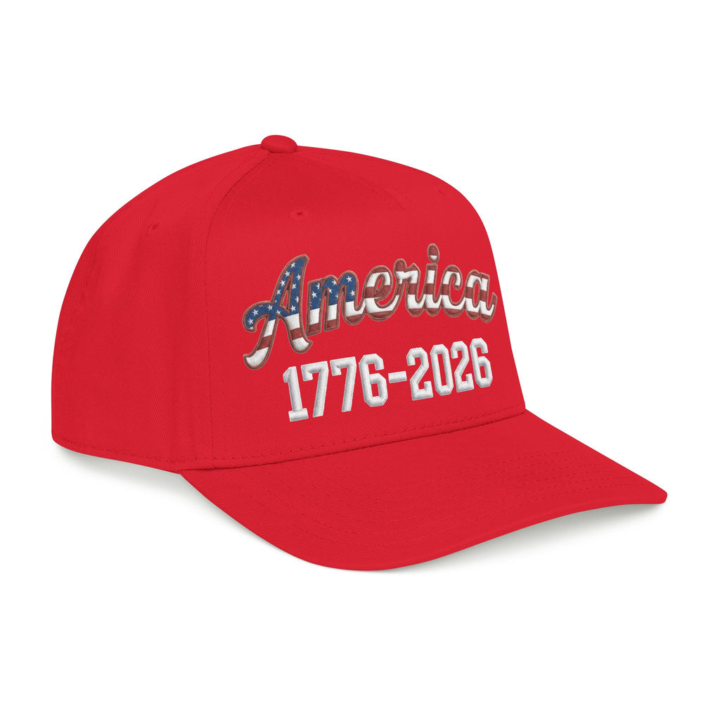 "America 1776–2026" Patriotic Baseball Cap – American Heritage Snapback Hat