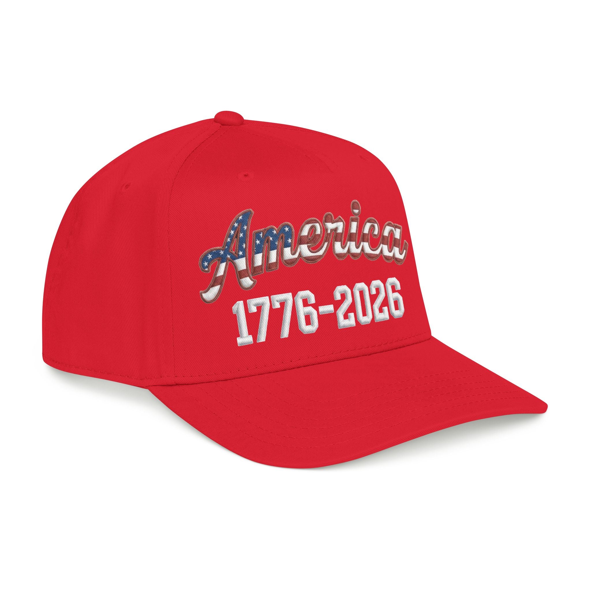 "America 1776–2026" Patriotic Baseball Cap – American Heritage Snapback Hat