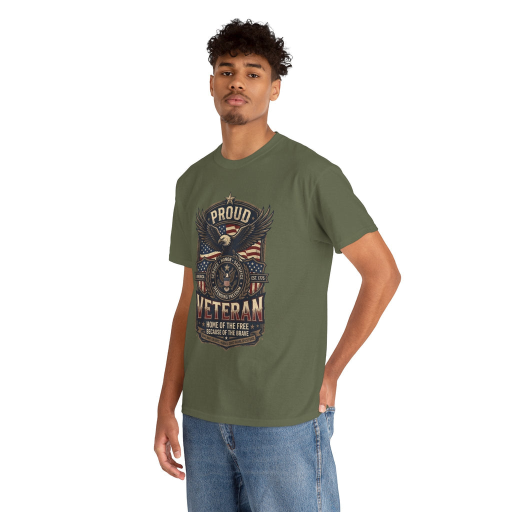Proud Veteran T-Shirt Printify