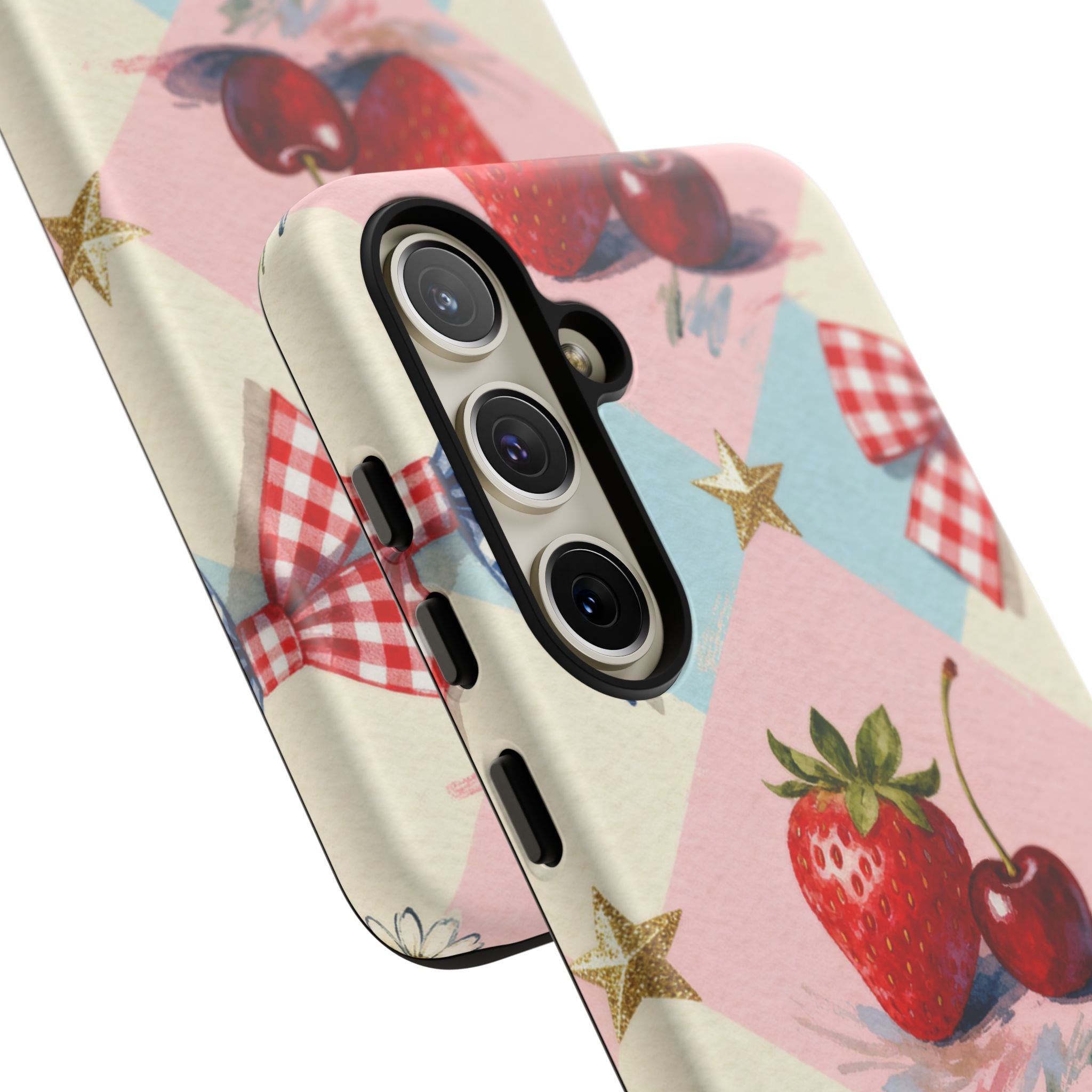 Americana Coquette Cherry Picnic Phone Case Printify