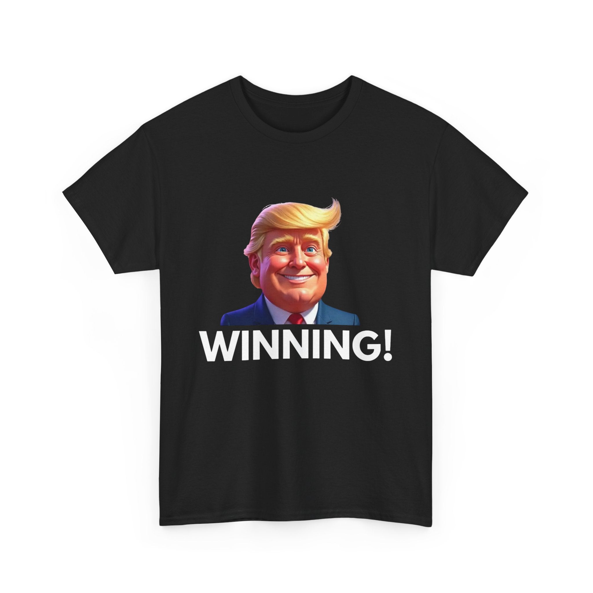 “WINNING!” Patriotic Unisex Cotton T-Shirt – Gildan 5000 Heavy Tee
