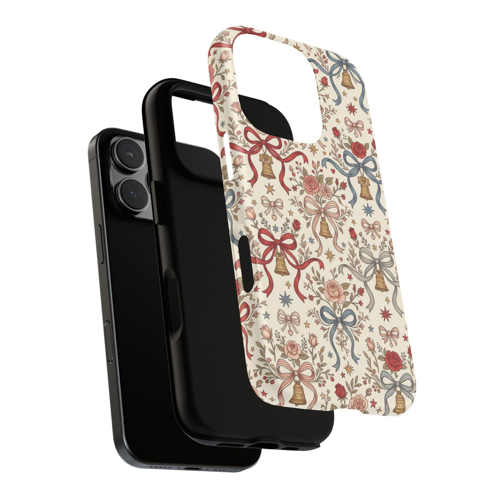 1776 Coquette Liberty Bells Phone Case Printify