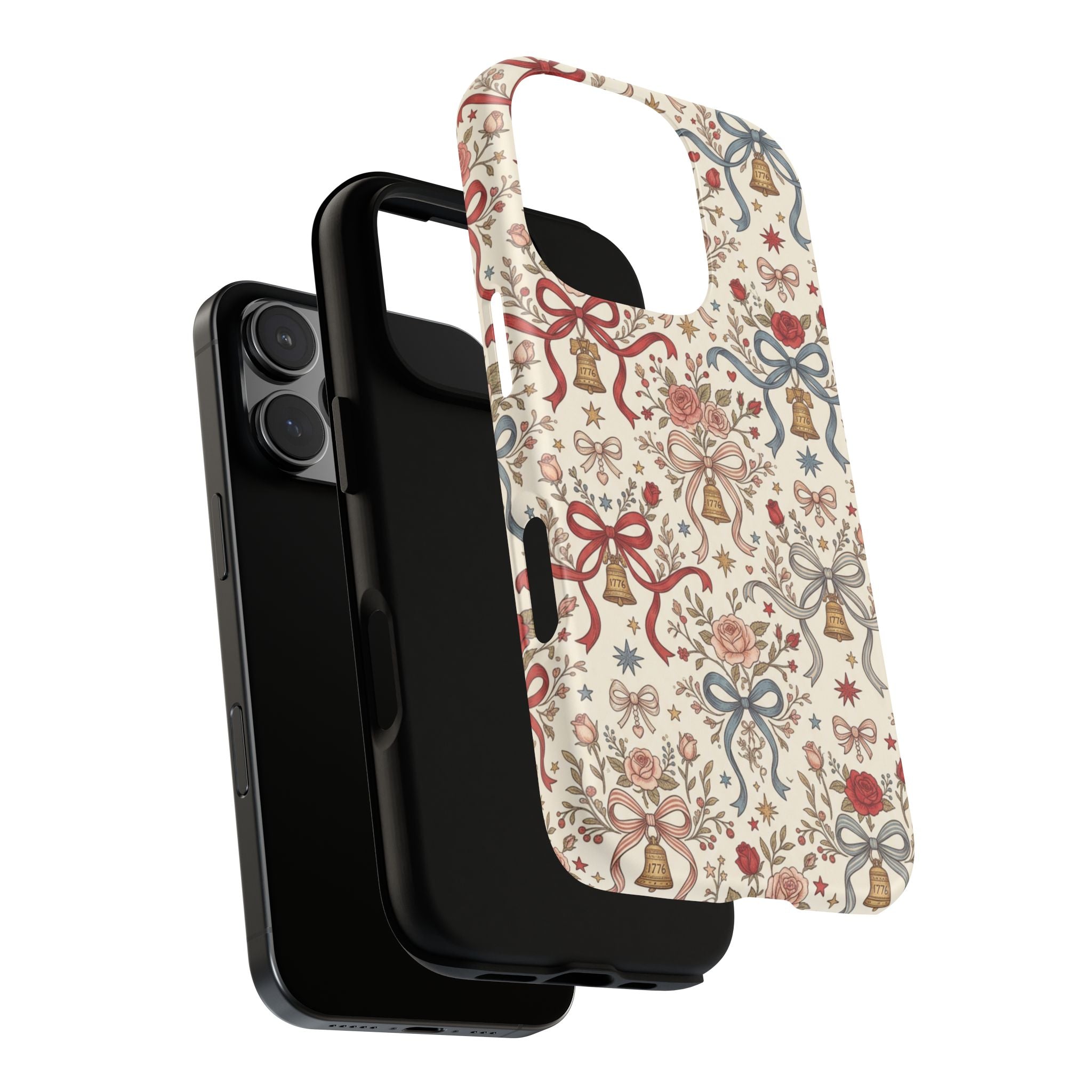 1776 Coquette Liberty Bells Phone Case Printify