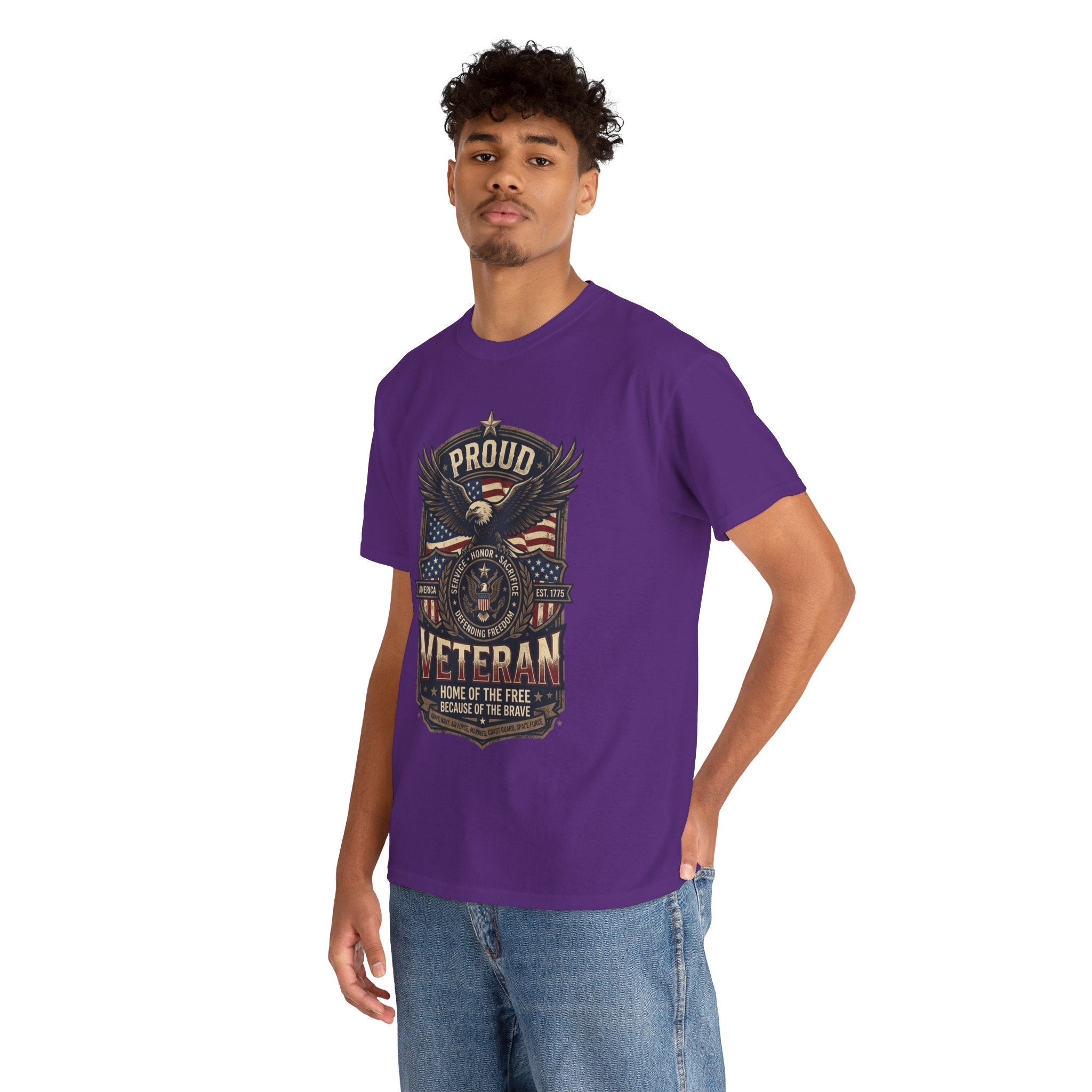 Proud Veteran T-Shirt Printify