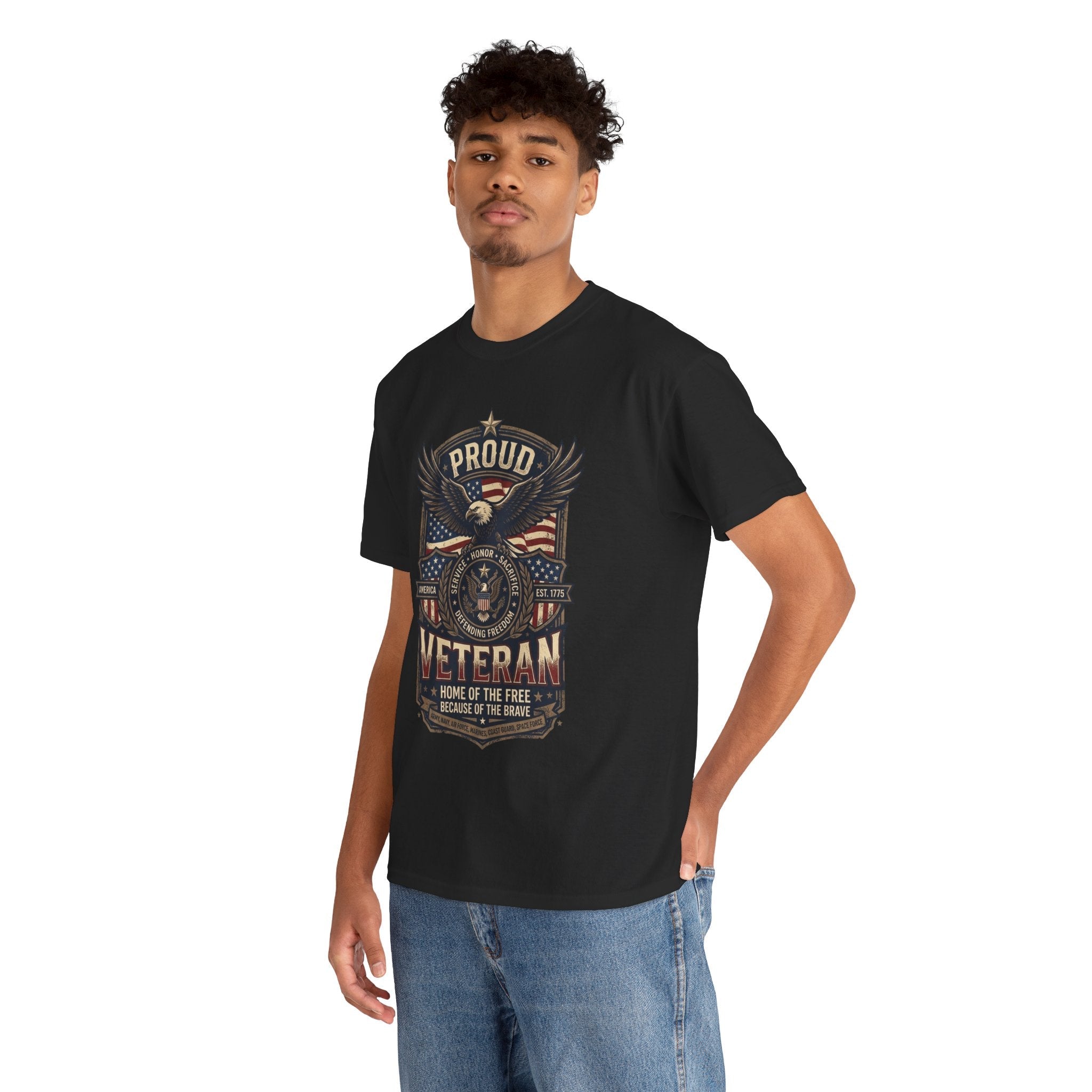 Proud Veteran T-Shirt Printify