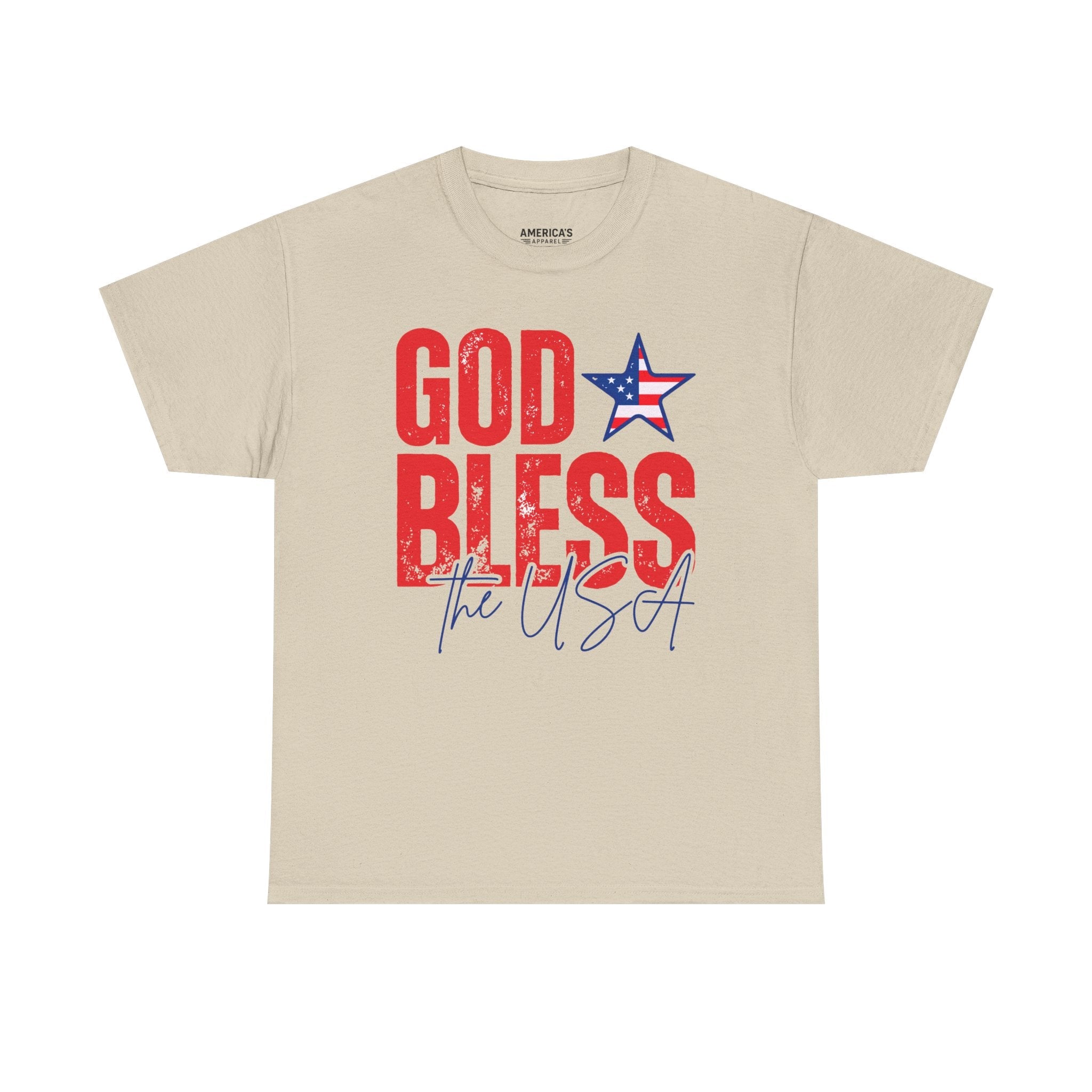 God Bless the USA Patriotic T-Shirt Printify
