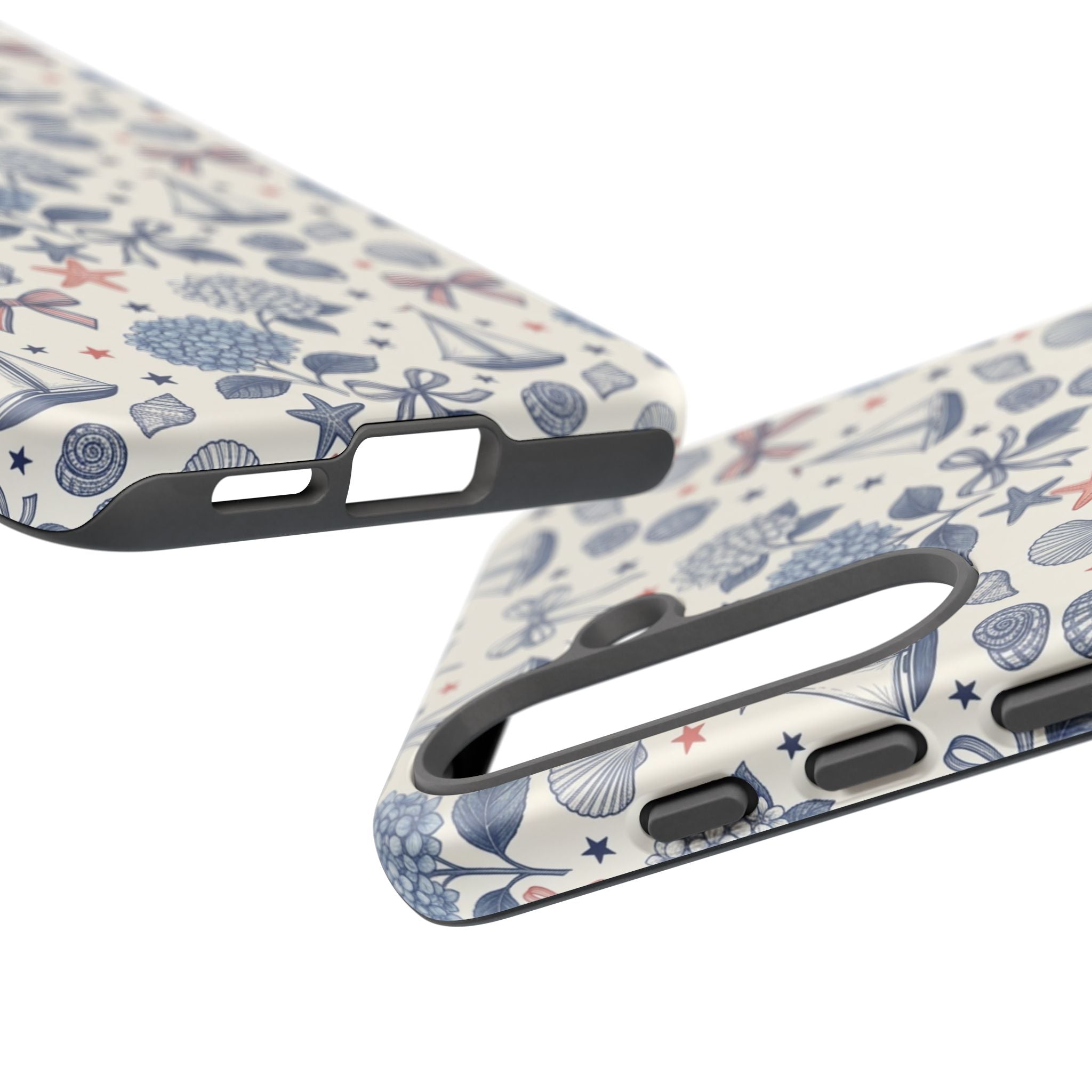 Coastal Americana Hydrangea Phone Case Printify