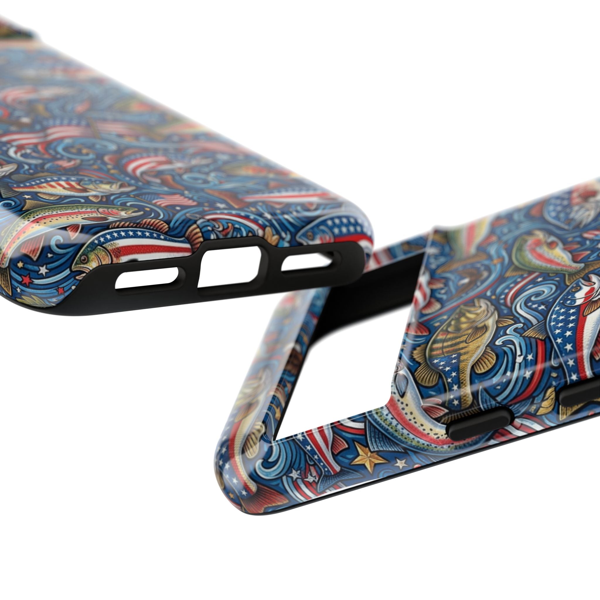 Patriotic Fishing Waters Phone Case Printify
