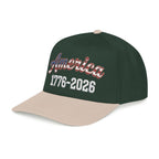 "America 1776–2026" Patriotic Baseball Cap – American Heritage Snapback Hat