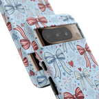 Patriotic Coquette Bows & Fireworks Phone Case Printify