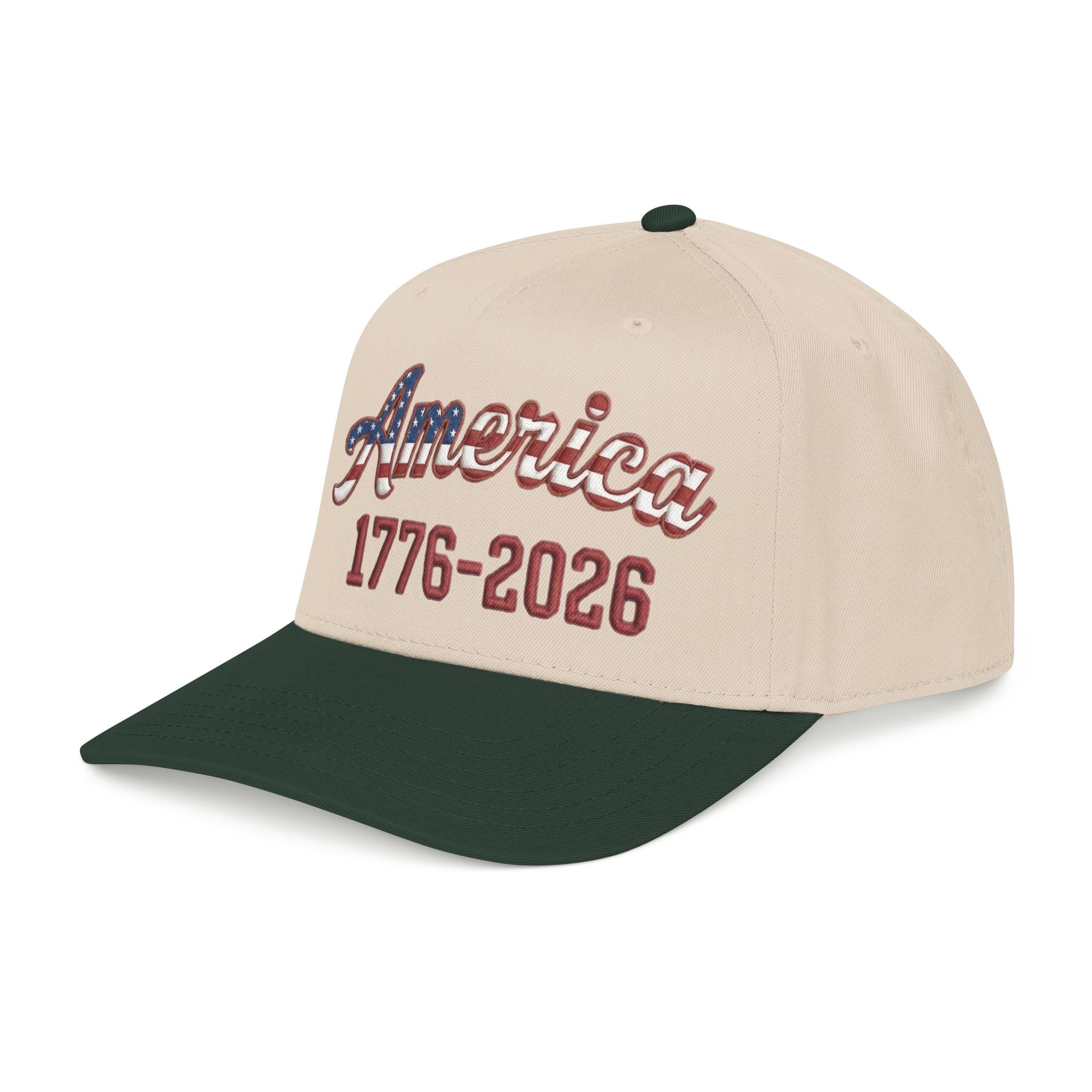 "America 1776–2026" Patriotic Baseball Cap – American Heritage Snapback Hat