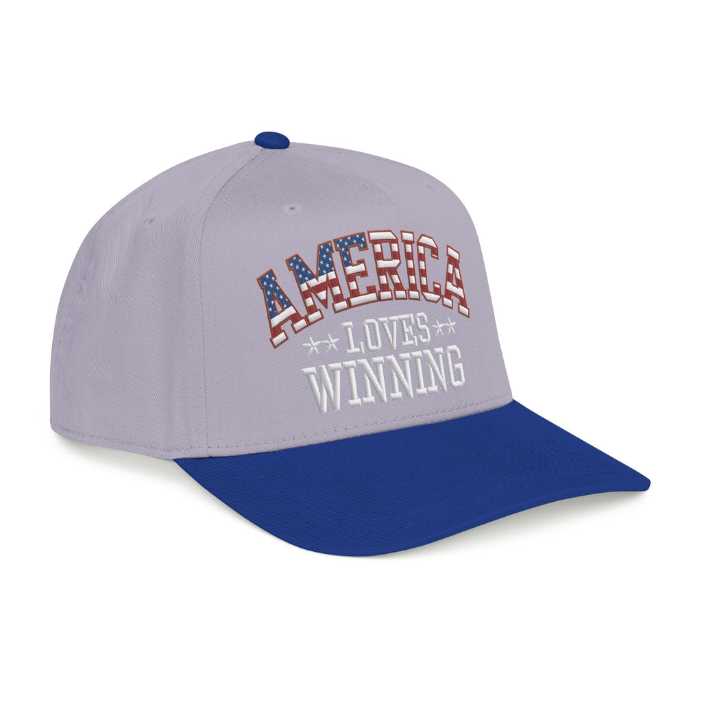America Loves Winning Patriotic Hat – American Flag Cap