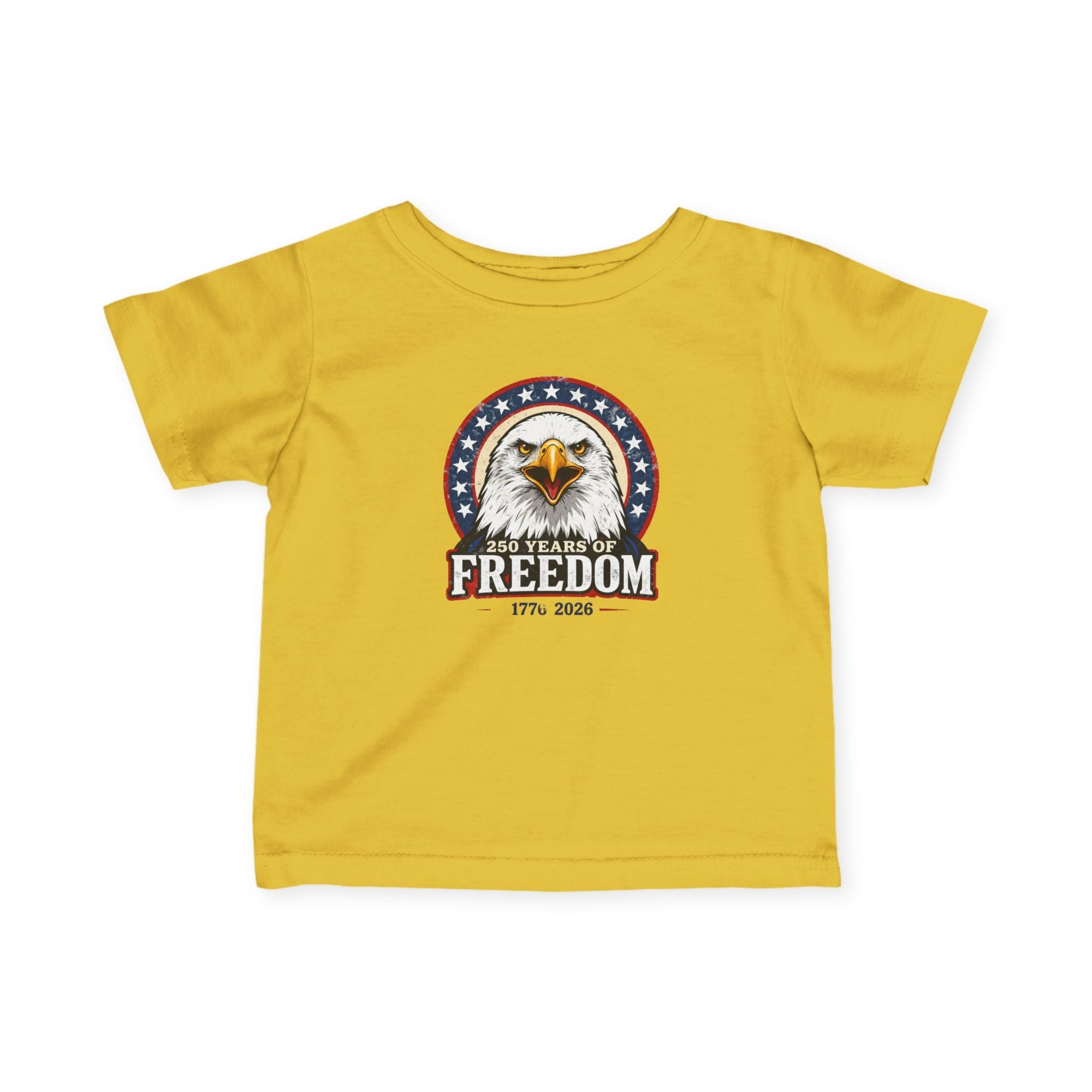 Patriotic Bald Eagle Infant Tee — Freedom Eagle Baby Shirt Printify