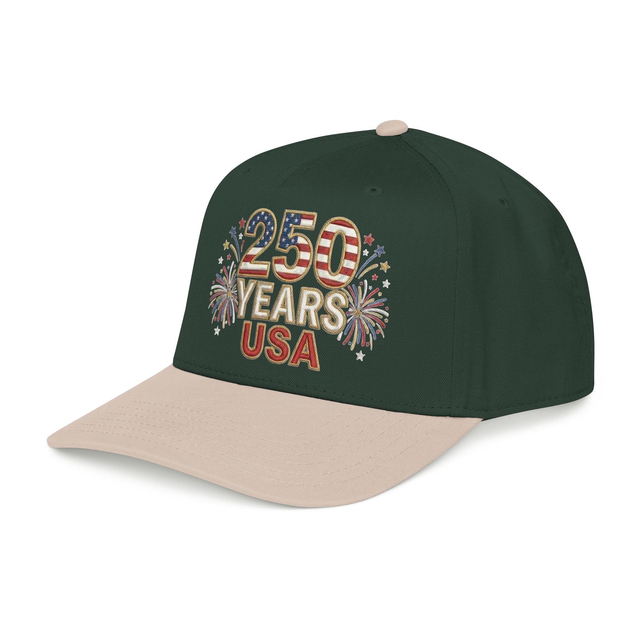 "250 YEARS" Patriotic Baseball Cap – America 250 Snapback Hat