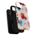 Americana Coquette Cherry Picnic Phone Case Printify
