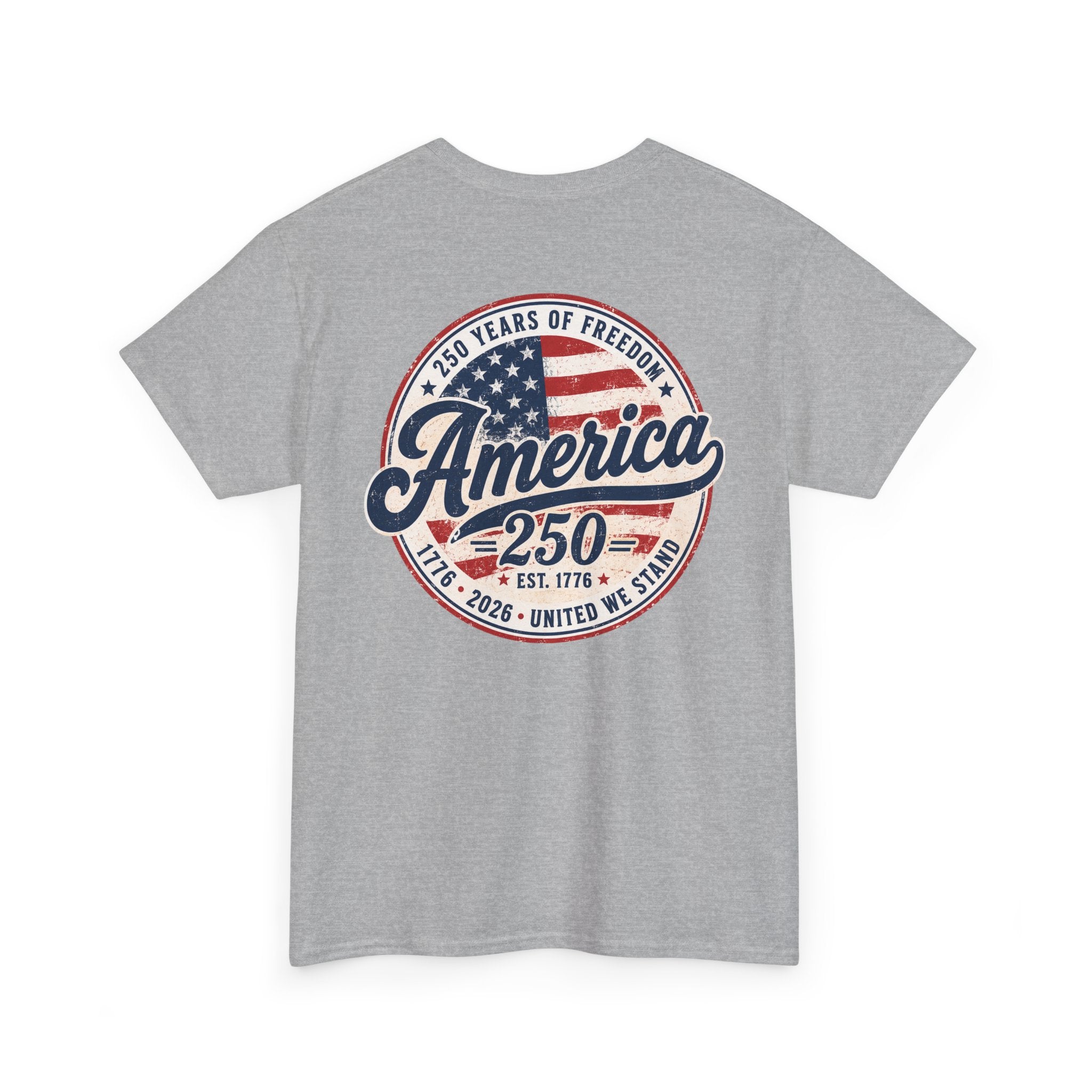 America 250 Anniversary Tee — Patriotic 250 Years of Freedom T-Shirt Printify