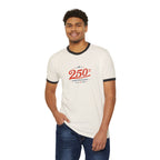 250th Anniversary Ringer T-Shirt — Retro Commemorative Tee Printify