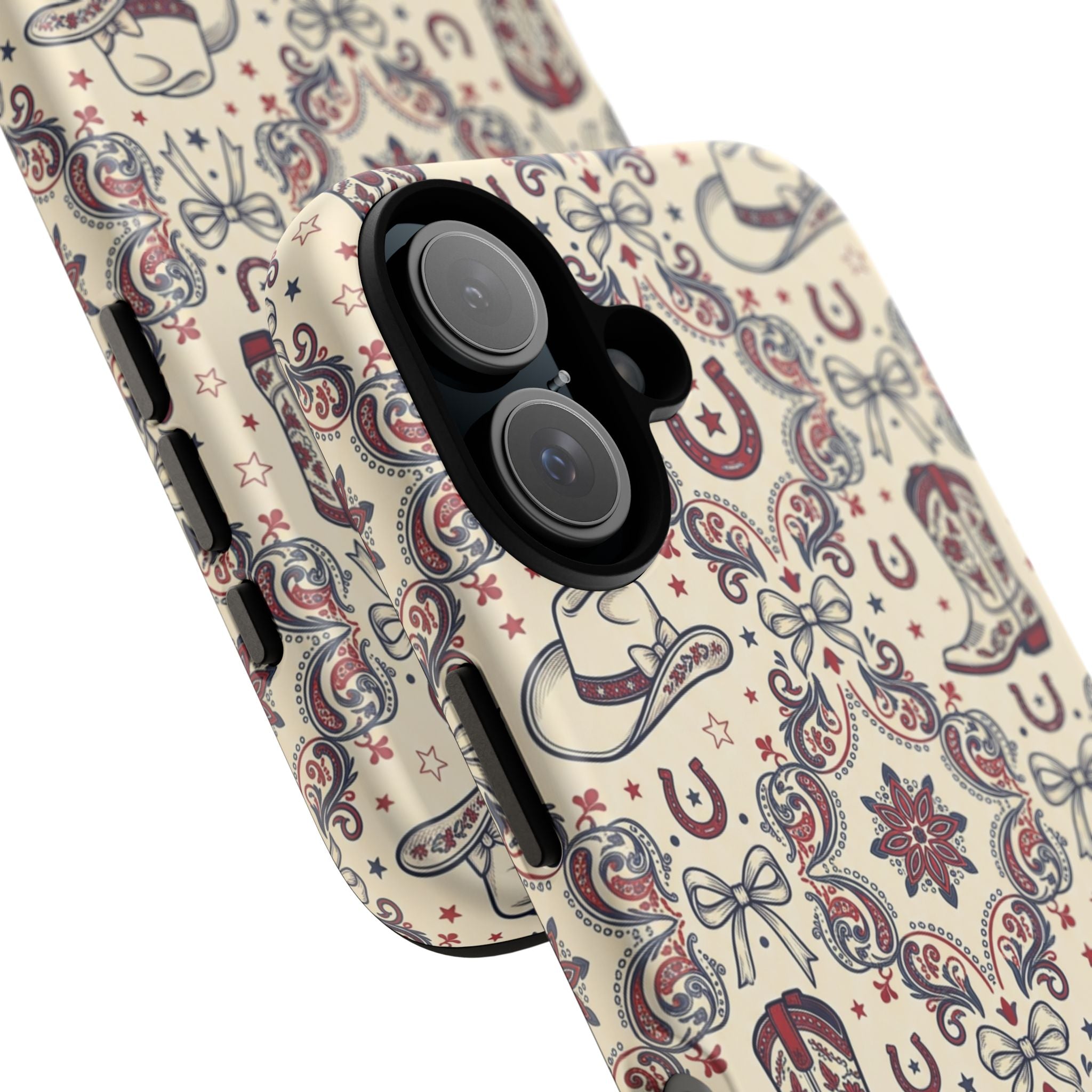 Americana Cowgirl Coquette Phone Case Printify