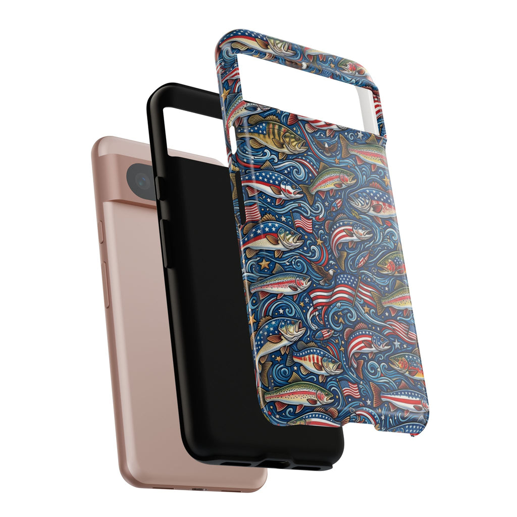 Patriotic Fishing Waters Phone Case Printify