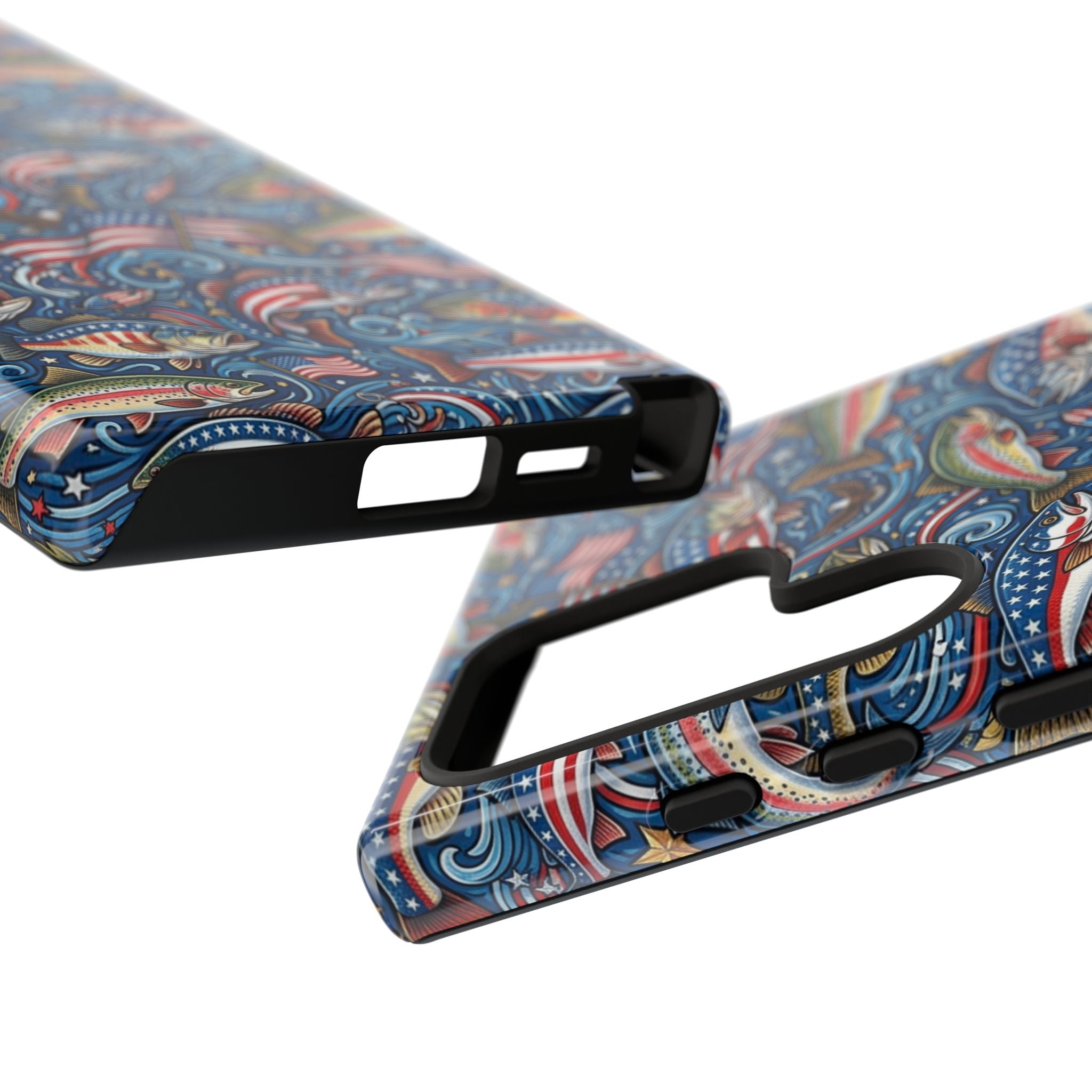 Patriotic Fishing Waters Phone Case Printify