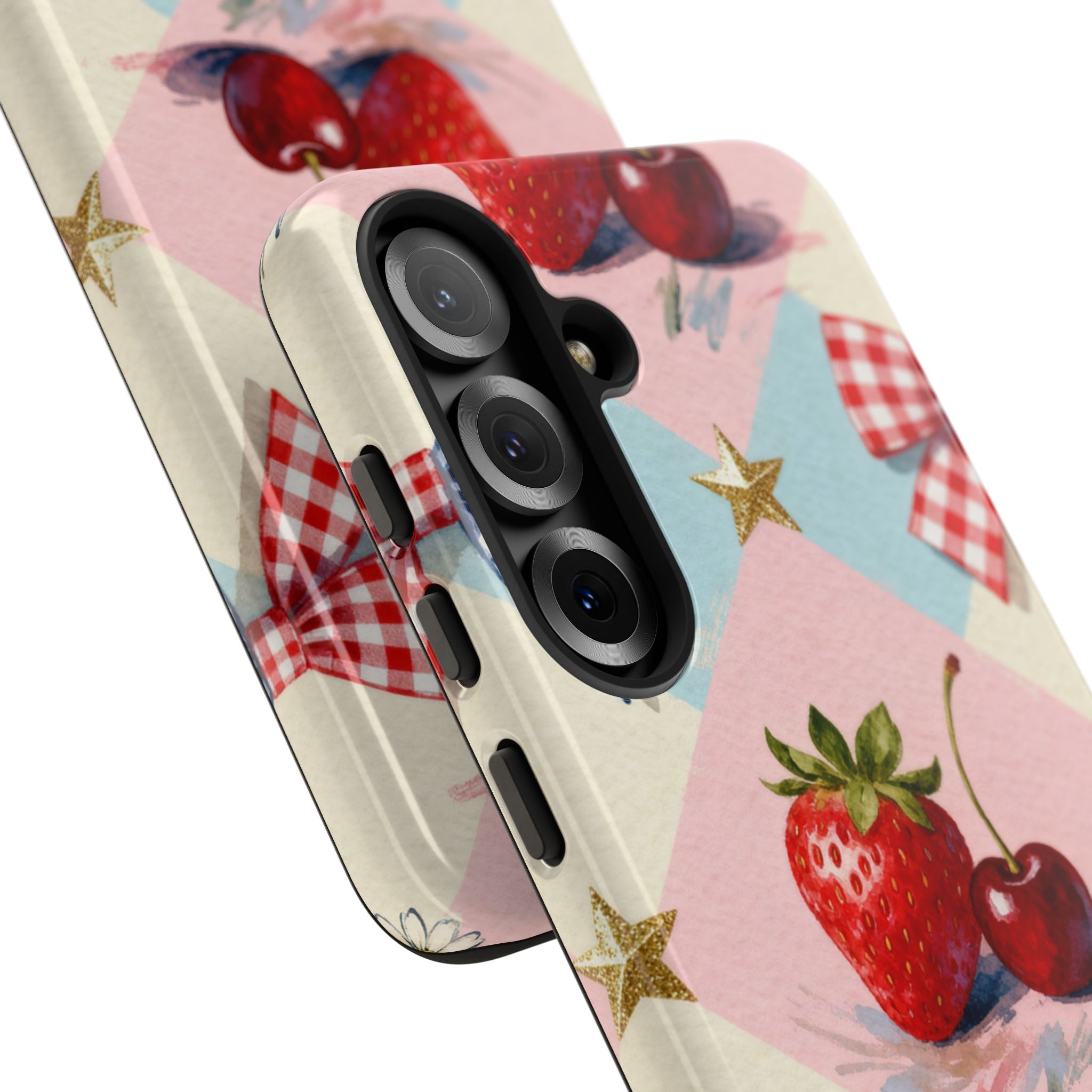Americana Coquette Cherry Picnic Phone Case Printify