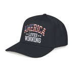 America Loves Winning Patriotic Hat – American Flag Cap