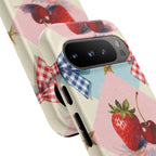 Americana Coquette Cherry Picnic Phone Case Printify