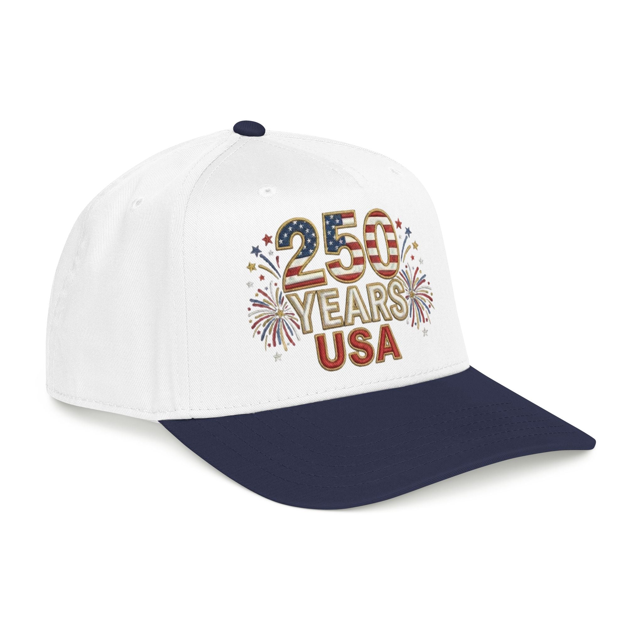 "250 YEARS" Patriotic Baseball Cap – America 250 Snapback Hat