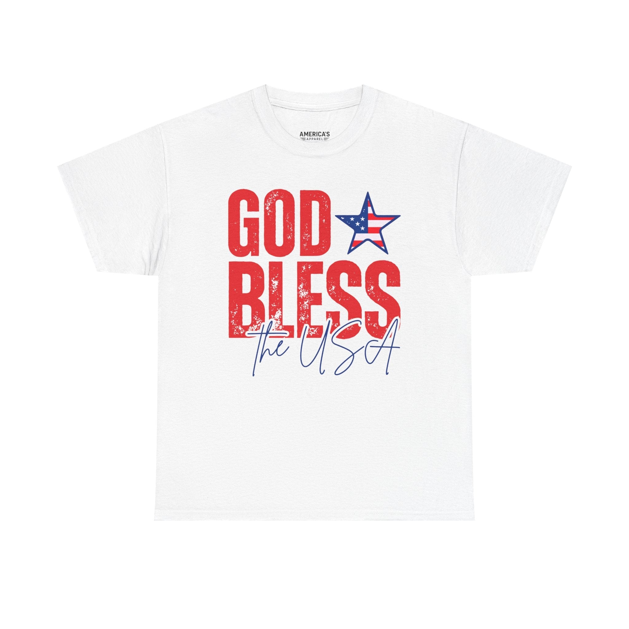 God Bless the USA Patriotic T-Shirt Printify