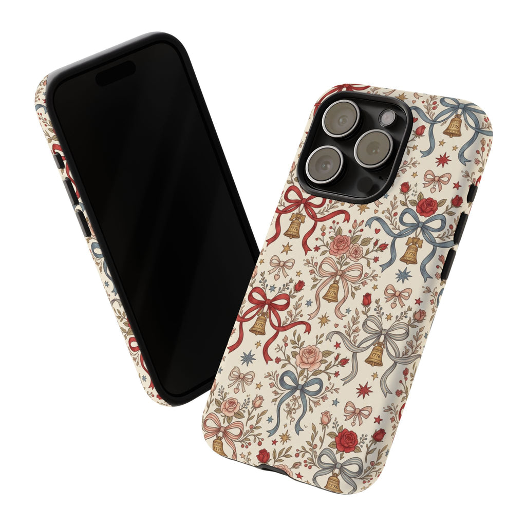 1776 Coquette Liberty Bells Phone Case Printify
