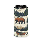 Mountain Wilderness Bear Can Cooler Printify