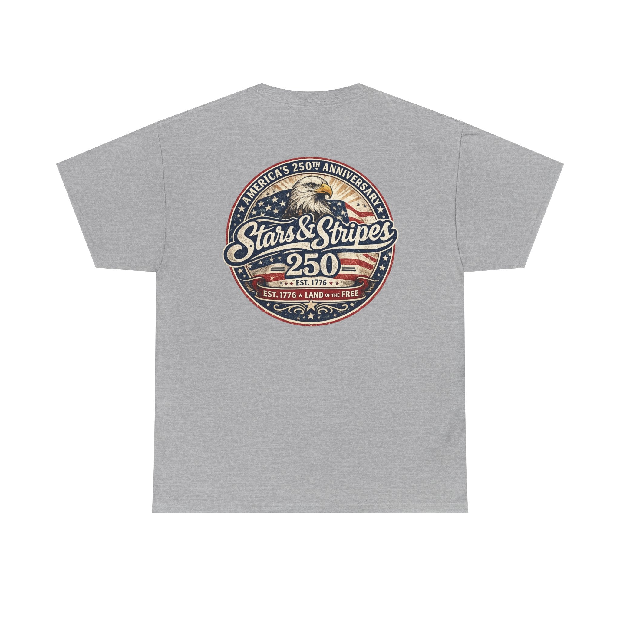 Stars & Stripes T-Shirt — American Flag Graphic Tee Printify