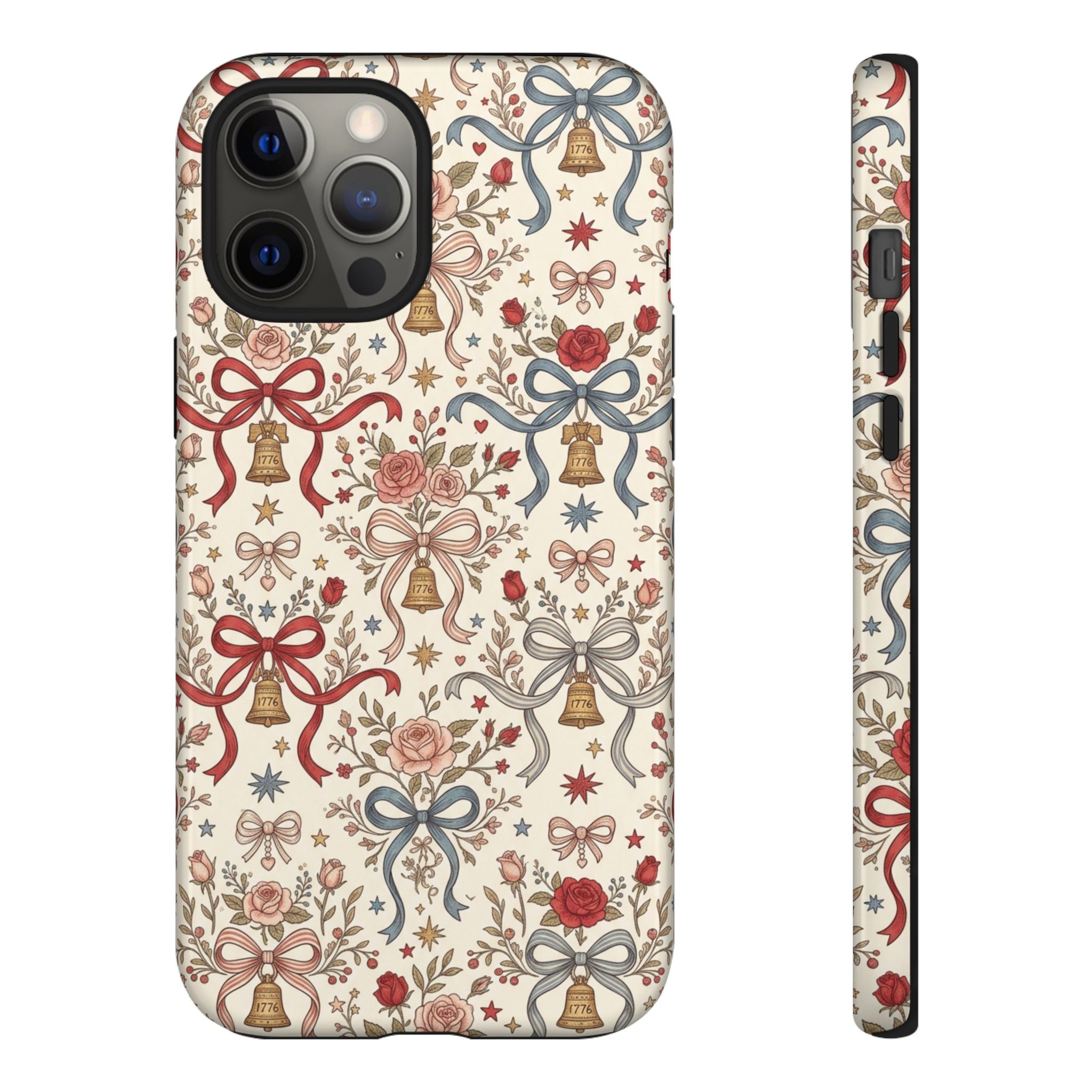 1776 Coquette Liberty Bells Phone Case Printify