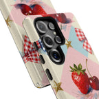 Americana Coquette Cherry Picnic Phone Case Printify